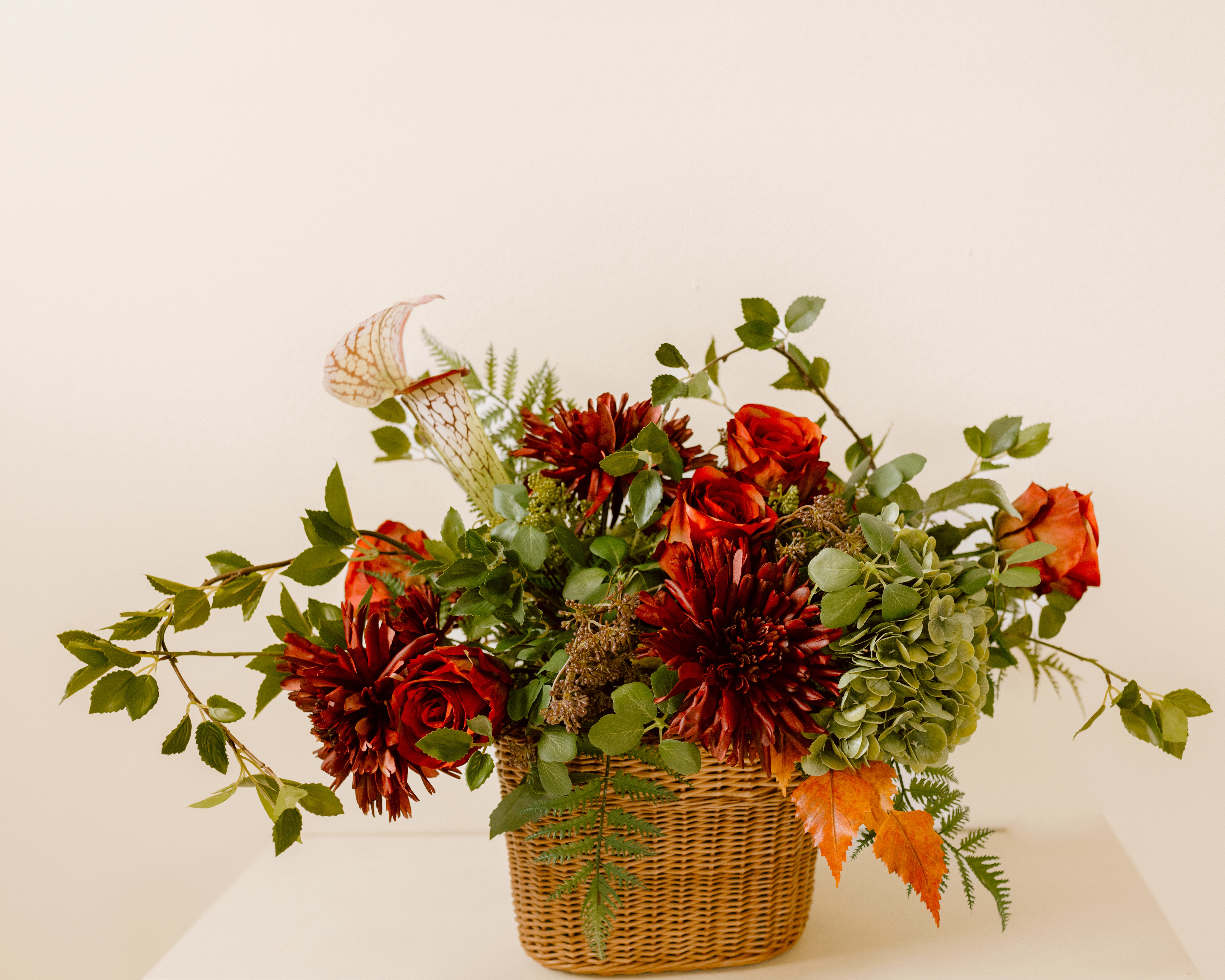 English House floral collection featuring coordinated English estate-inspired arrangements